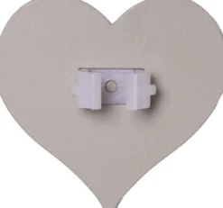 ACCESSORIZE Ljusmanschett 2-pack Hjärta Beige