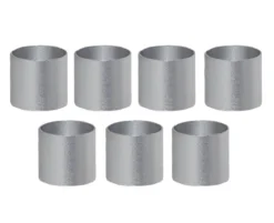 ACCESSORIZE Ljusmanschett 7-pack 2,2cm Silver