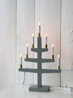 ACCESSORIZE Ljusmanschett 7-pack Mässinghylsa