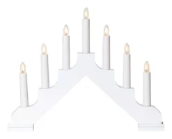 ADA Ljusstake 7L 37,5cm Vit