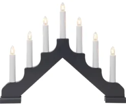 ADA Träljusstake 37,5cm Grå