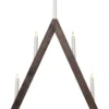ALBO Ljusstake 5L 66cm Brun