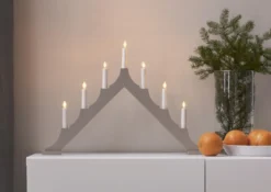 ALMA Ljusstake 40CM Beige