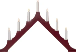 ALMA Ljusstake 40CM Röd