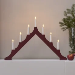 ALMA Ljusstake 40CM Röd