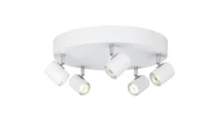 ALPHA Takspot Rund 5a Vit 40cm