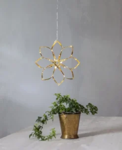 AMAZE Hängande dekoration 30cm 36LED Guld