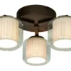 AMSTERDAM Plafond 46cm Brun/Vit