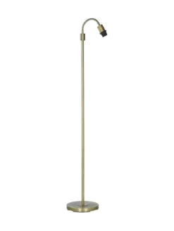 AMY Golvfot Flex 1-Arm 150cm Antikmässing