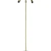 AMY Golvlampa Flex 2-Arm 150cm Antikmässing