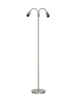 AMY Golvlampa Flex 2-Arm 150cm Krom