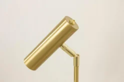ARTIC Golvlampa LED Dubbel 137cm Matt Mässing