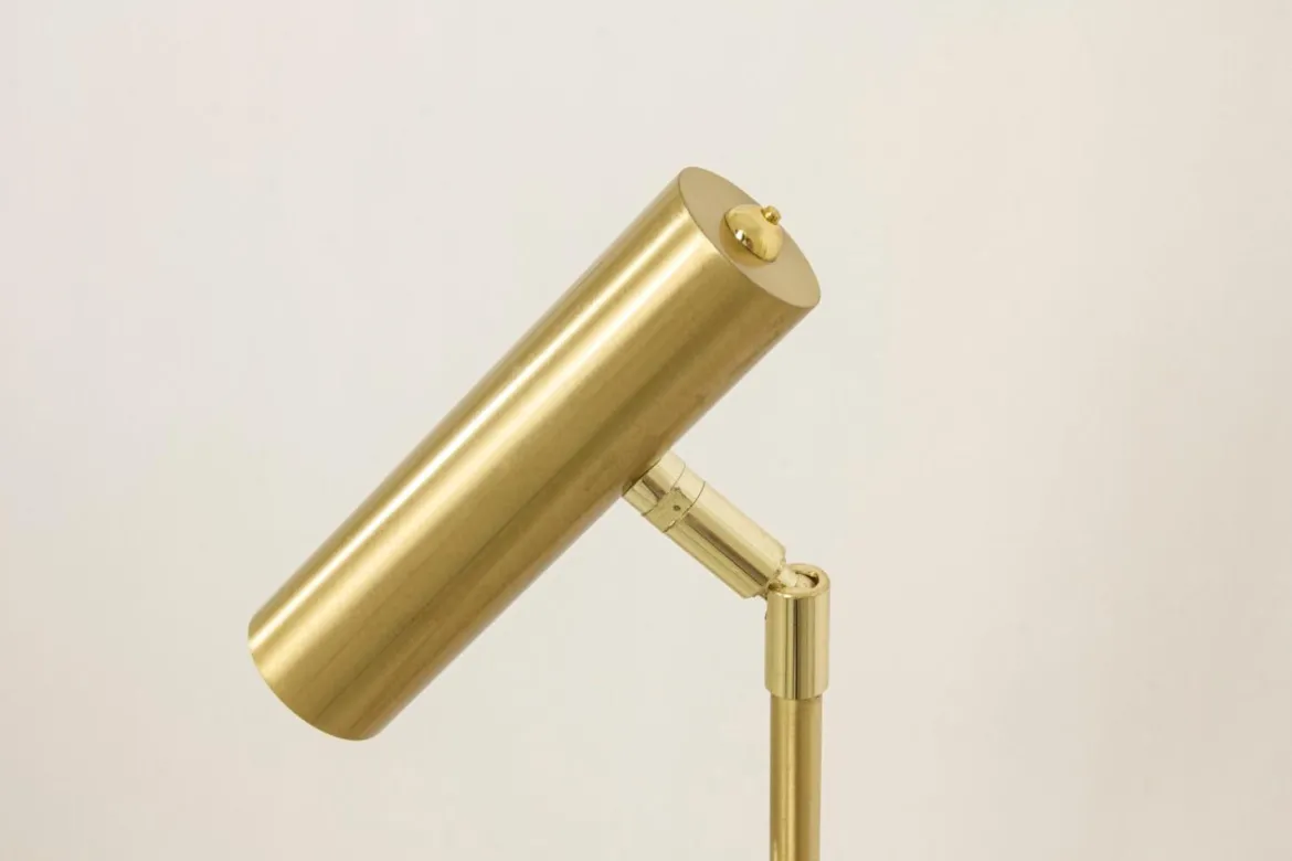 ARTIC Golvlampa LED Dubbel 137cm Matt Mässing