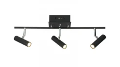 ARTIC Takspot Rak 3L Dimbar 66cm Svart/Stål