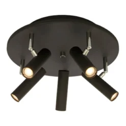 ARTIC Takspot Rund 5L Dimbar 40cm Svart/Stål