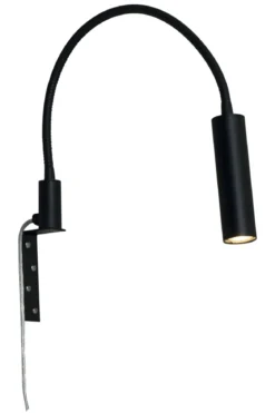 ARTIC Vägglampa Dimbar 35cm Svart