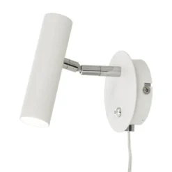 ARTIC Vägglampa Dimbar 16,5cm Vit/Krom