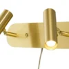 ARTIC Vägglampa LED Dubbel 30cm Matt Mässing