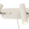ARTIC Vägglampa LED Dubbel 30cm Vit/Krom