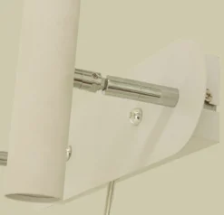 ARTIC Vägglampa LED Dubbel 30cm Vit/Krom