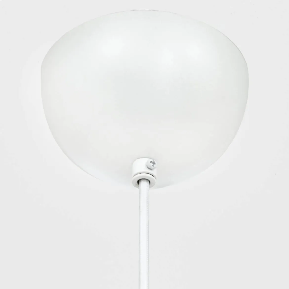 ATOM Taklampa 5-arm 48cm Vit/Klar