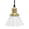 AUGUST Fönsterlampa Veckad 15cm Mässing/Opal
