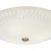 AVENY Plafond 50cm Vit/Stål