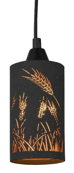 AX Fönsterlampa 8cm Svart/Guld