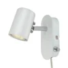 BALDER Vägglampa 14,5cm Vit/Krom