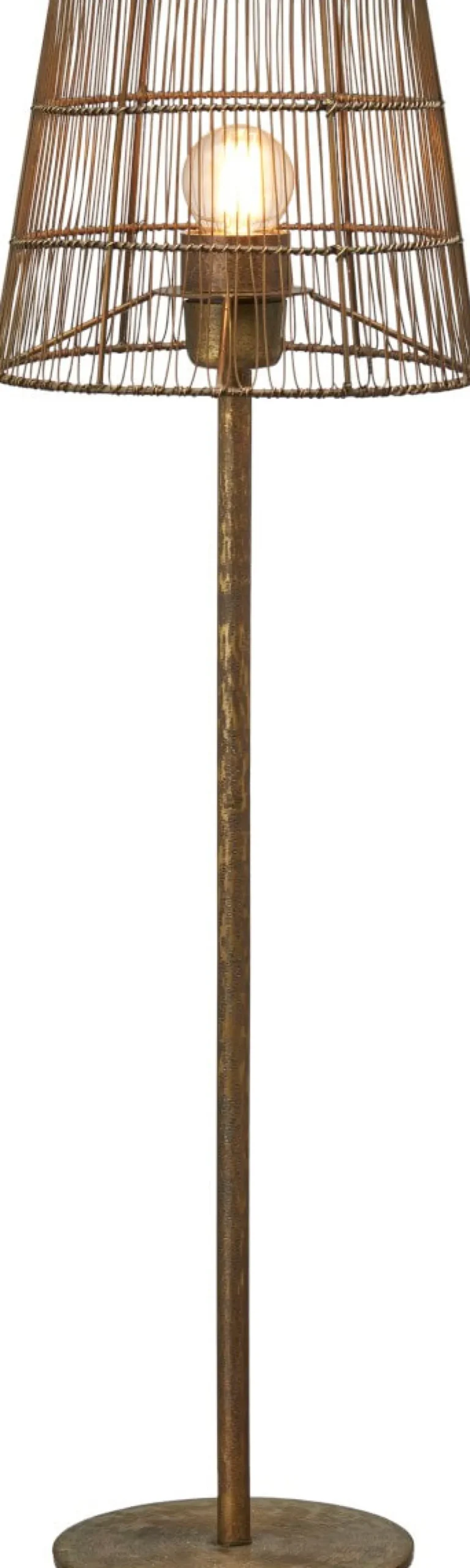 BASE Lampfot 55cm Beaten Guld