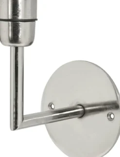 BASE Vägglampa 13cm Matt Krom