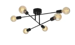 BATON Plafond 68cm Svart