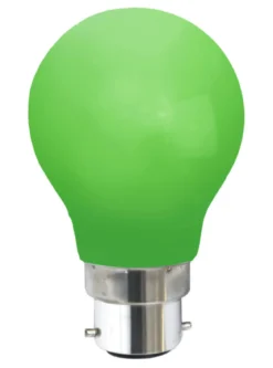 B22 Dekoration Party Klot 0.9W 6lm Grön LED-Lampa