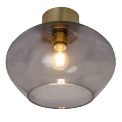 BELL Plafond Stor 35cm Matt Mässing/Rök