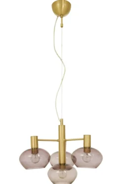 BELL Taklampa 4:a 47cm Matt Mässing/Rök
