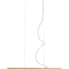 BELL Taklampa 3:a Rak 70cm Matt Mässing/Rök