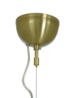 BELL Taklampa 35cm Matt Mässing/Rök