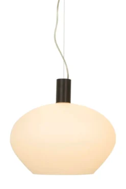 BELL Taklampa 35cm Svart/Opalvit
