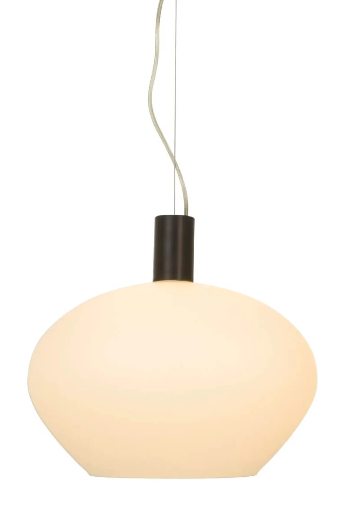 BELL Taklampa 35cm Svart/Opalvit