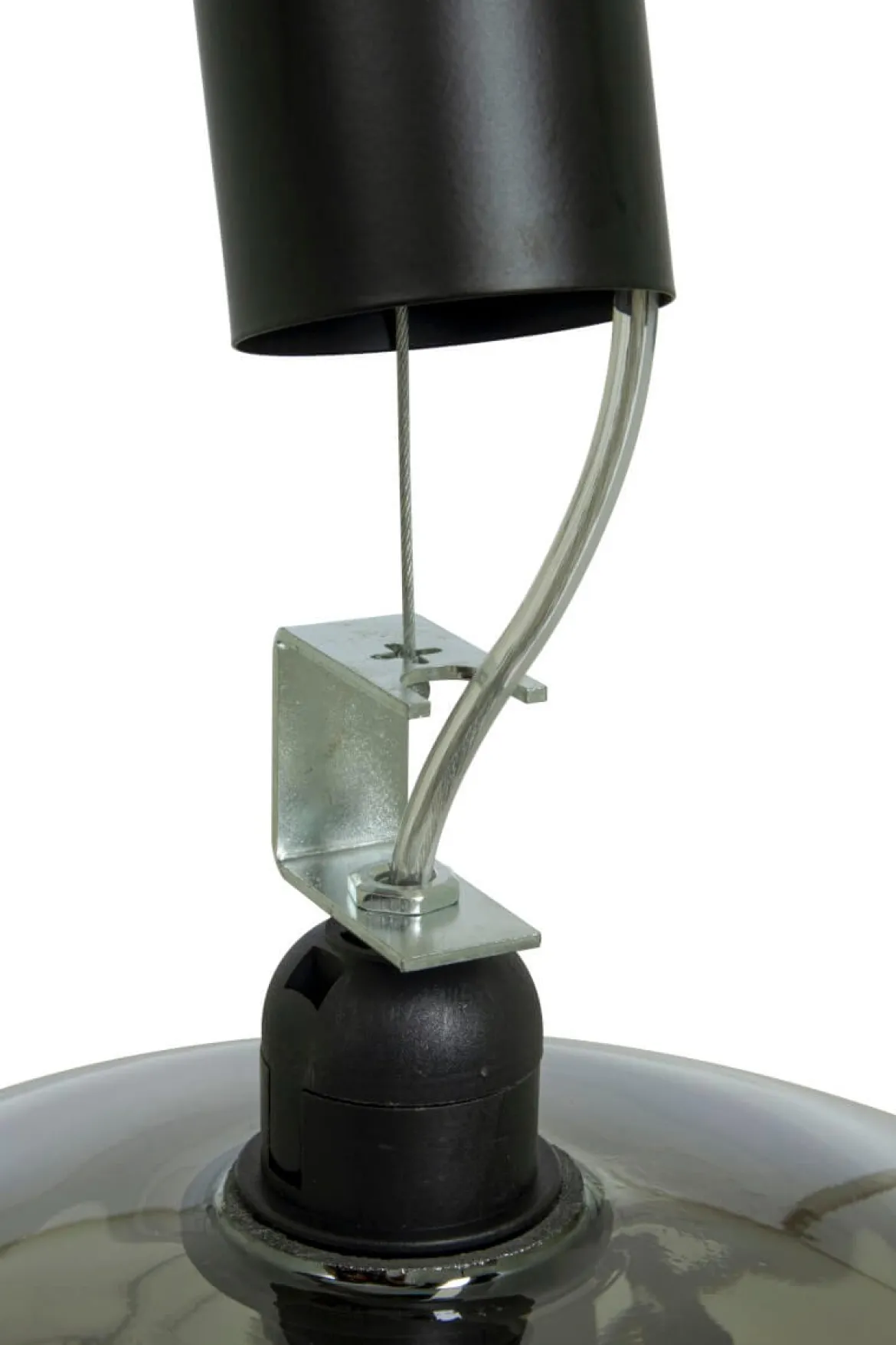 BELL Taklampa 35cm Svart/Rökgrå