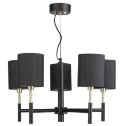 BERLIN Taklampa 62cm Svart