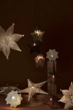 BETHEL STAR Adventsstjärna 58cm Natur Rotting