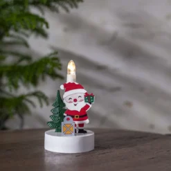 BILLY Ljusstake Tomte 14cm Flerfärgad