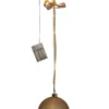 BLISS Glaskula Batteri 16,5cm 18LED Guld