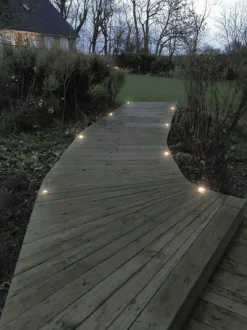 BOLTHI Decklight 4-Pack 3,5cm Stål 12V IP67