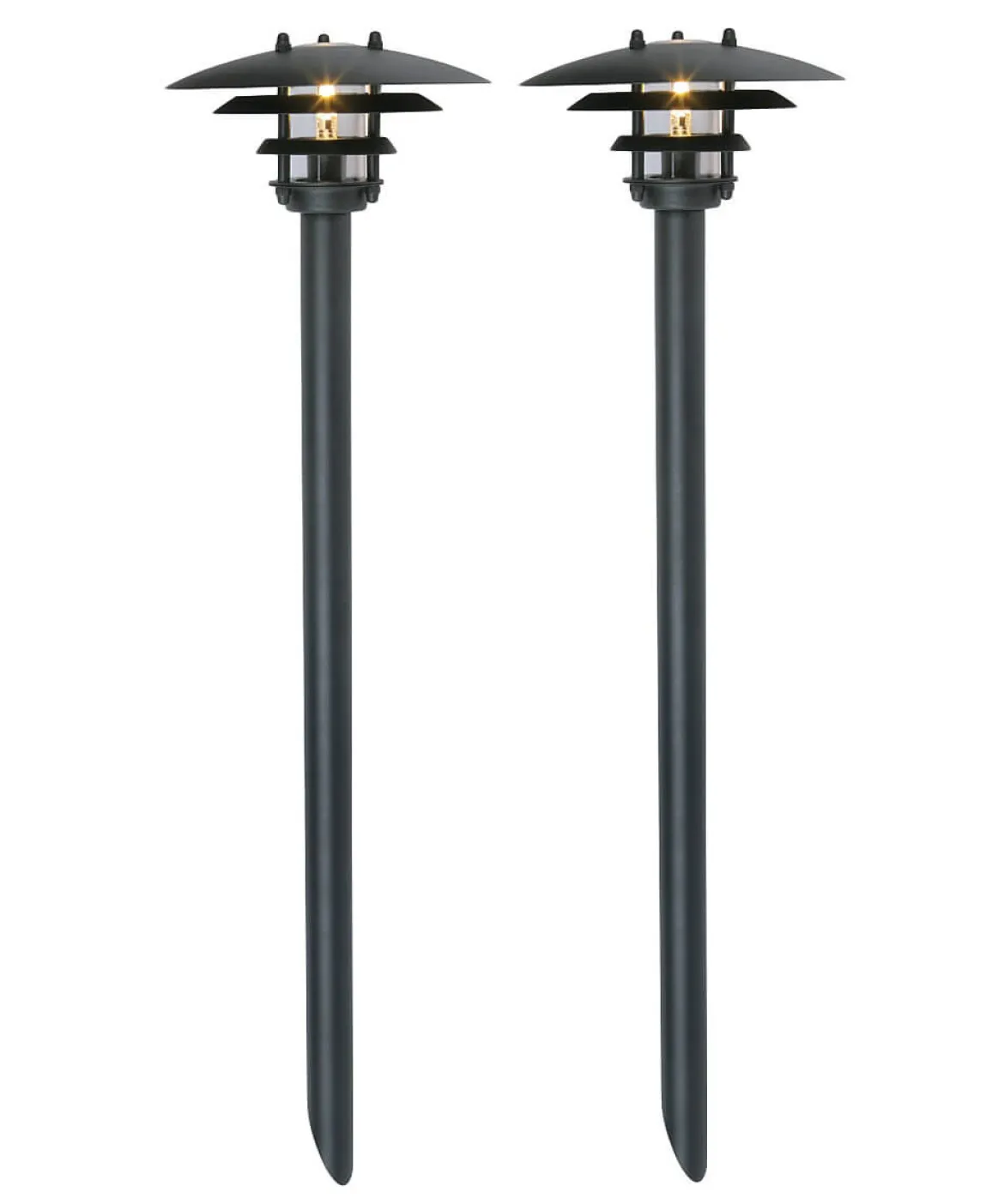 BOLTHI Pollare 2-Pack 45cm Svart 12V IP44