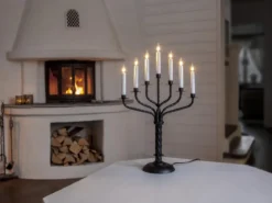 BORE Ljusstake 7L 56cm Svart