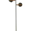 BOW Golvlampa 3L 152cm Svart/Matt Mässing