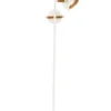 BOW Golvlampa 3L 152cm Vit/Brun/Silver