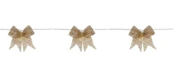 BOWIE Ljusslinga Batteri 2,25m 10LED Varmvit/Guld